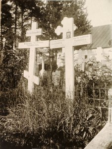 Graver på kirkegården til Novodevichy New Maidens Convent, Moskva, Russland, 1929 av Unbekannt