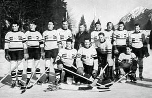 Storbritannias ishockeylag, olympiske vinterleker, Garmisch-Partenkirchen, Tyskland, 1936 av Unbekannt