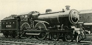 Great Eastern Type 4-4-0 i Special Livery for Royal Trains, c1930. av Unbekannt