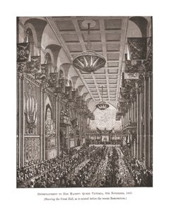 Great Hall Guildhall, 1837, 1886 av Unbekannt