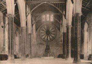 Great Hall of Winchester Castle, Hampshire, tidlig på 1900-tallet av Unbekannt
