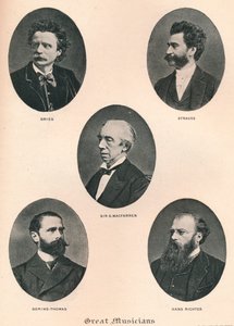 Store musikere - Plate IX., 1895 av Unbekannt