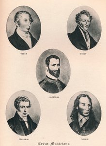 Store musikere - Plate XV., 1895 av Unbekannt