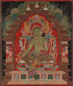 Green Tara, ca. 1260-tallet. av Unbekannt