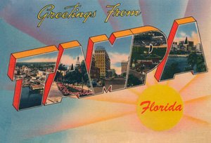 Hilsen fra Tampa, Florida, c1940-tallet av Unbekannt