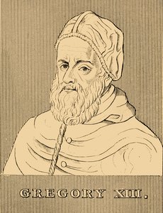 Gregor XIII, 1502-1585, 1830. av Unbekannt