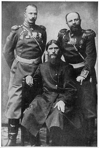 Grigoriy Efimovich Rasputin, russisk mystiker og hellig mann av Unbekannt