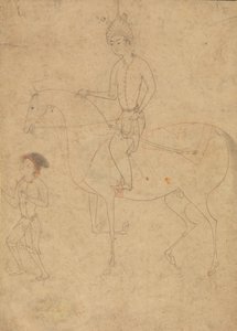 Brudgom og Rytter, 1540-50. av Unbekannt