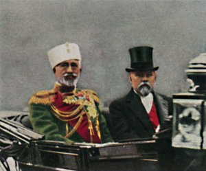 Storhertug Nikolai Nikolayevich 1856-1929 og Poincaré født 1860, 1934. av Unbekannt