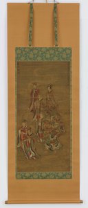 Gruppe av deva og devi, Nanbokucho-perioden, 1300-1400-tallet. av Unbekannt