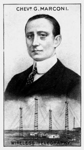 Guglielmo Marchese Marconi, italiensk elektroingeniør, c1924 av Unbekannt
