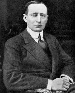 Guglielmo Marconi, italiensk oppfinner, c1920 av Unbekannt