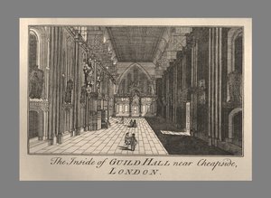 Guild Hall interiør, 1886. av Unbekannt