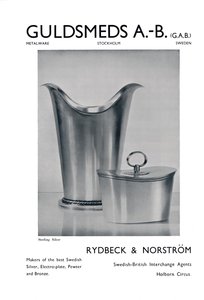 Guldsmeds A.-B. G.A.B. - Sterling sølv - Rydbeck & Norström., 1939 av Unbekannt