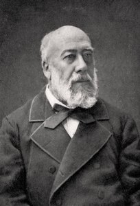 Gustave Nadaud, fransk låtskriver, 1880 av Unbekannt