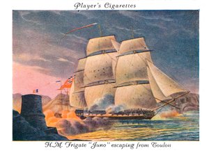 H.M.FrigateJuno rømmer fra Toulon, 1936. av Unbekannt