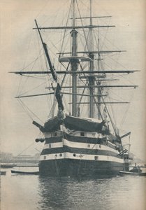 HMS Victory før hun ble flyttet til tørrdokk i 1922, 1936 av Unbekannt