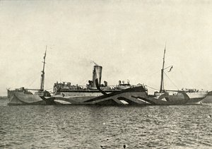 H.M. Auxiliary Cruiser Coronado Camouflaged, 1919. av Unbekannt