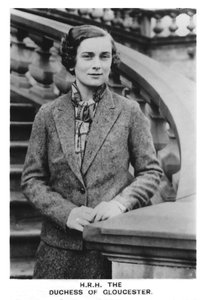 HRH Hertuginnen av Gloucester 1901-2004, 1937 av Unbekannt