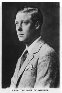 HRH The Duke of Windsor, 1937 av Unbekannt