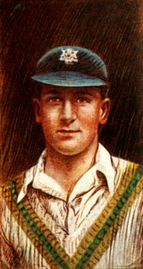 H. Larwood Notts, 1928. av Unbekannt
