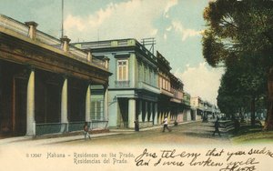 Habana - Residences on the Prado, 1907. av Unbekannt