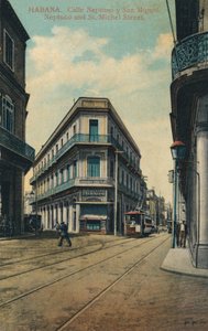 Havanna. Neptune Street og San Miguel. Neptun og St. Michel Street, 1916 av Unbekannt