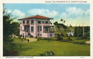 Havana: En bolig i Country Club Park. Bosted i Country Club Park, c1910 av Unbekannt