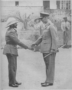 Haile Selassie og general Cunningham, 1941 av Unbekannt