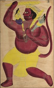 Hanuman, ca. 1880. av Unbekannt