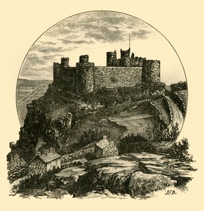 Harlech slott, 1898. av Unbekannt