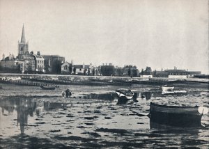 Harwich - Stranden ved lavvann, 1895 av Unbekannt