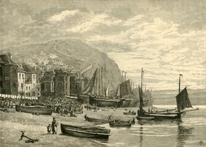 Hastings: The Fishermens Quarter, 1898. av Unbekannt