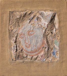 Hodet til en Buddha, ca. 6.-7. århundre. av Unbekannt