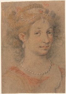 Head of a Woman, 1600-tallet. av Unbekannt