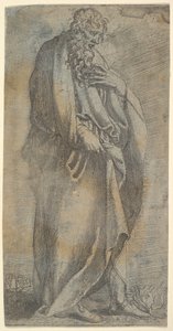 Heavily draped male Figure, 16th century.    1202415   no       norwegian Successfully Translated  Original: The Hundred Flowers. Translat: The Hundred Flowers. 1138341 no norwegian Successfully Translated Original: Diane (Artemis) - chromolithography from av Unbekannt