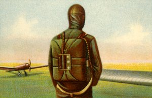 Heinecke fallskjerm, c1918, 1932. av Unbekannt