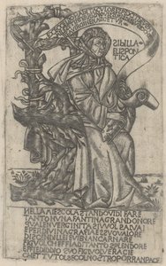 Hellespontine Sibyl, tidlig på 1400-tallet. av Unbekannt