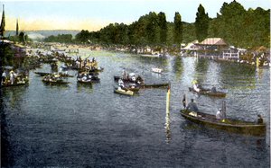 Henley Regatta, Oxfordshire, 20. århundre av Unbekannt