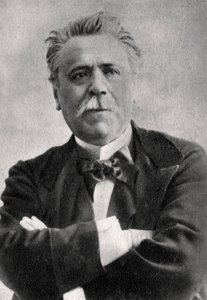 Henry Becque , fransk dramatiker, 1899 av Unbekannt