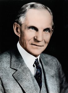 Henry Ford , amerikansk ingeniør og bilprodusent, c1910-c1930 av Unbekannt