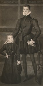 Henry Lord Darnley, og hans bror Charles, ca. 1500-tallet, 1904 av Unbekannt