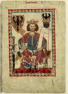 Henry VI 1165-1197, hellig romersk keiser fra Codex Manesse, mellom 1305 og 1340 av Unbekannt