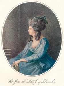 Her Grace the Duchess of Devonshire, 1700-tallet, 1904 av Unbekannt