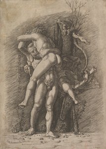 Hercules og Antaeus, ca. 1497. av Unbekannt