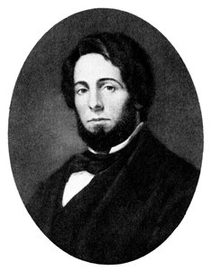 Herman Melville , amerikansk forfatter, 1800-tallet av Unbekannt