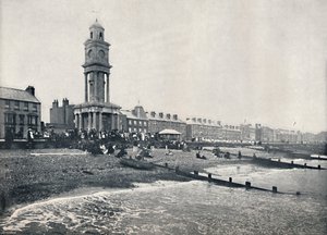 Herne Bay - Fronten, viser klokketårnet, 1895 av Unbekannt