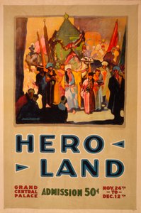 Hero Land-plakat, New York, New York av Unbekannt