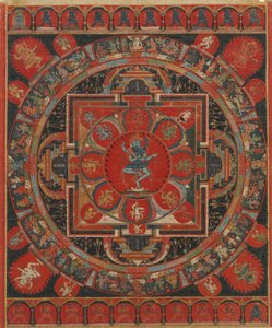 Hevajra Mandala, 1400-tallet. av Unbekannt