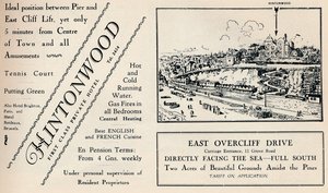Hintonwood - First Class Private Hotel, 1929 av Unbekannt